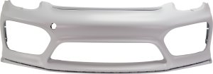 Front Bumper Cover for Porsche Cayman 2016-2016 GT4 Model, Primed (Ready to Paint), with Headlight Washer, without Park Distance Control, Replacement