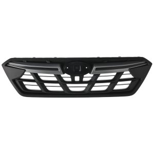 Textured Black Grille for 2021-2023 Subaru Crosstrek, with Black Molding and Frame, Compatible with Premium, Convenience, Sport, Touring Models, Replacement