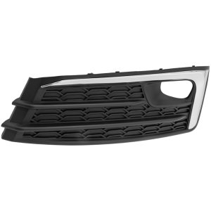 Fog Light Cover for Subaru Impreza Sedan 2020-2022, Right (Passenger), with Fog Light Holes, with Chrome Molding, Replacement