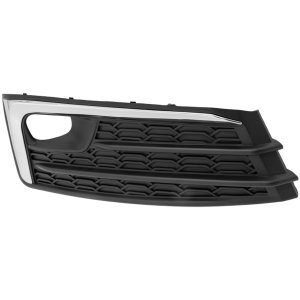 Fog Light Cover for Subaru Impreza 2020-2022, Left (Driver), with Fog Light Holes, with Chrome Molding, Sedan, Replacement