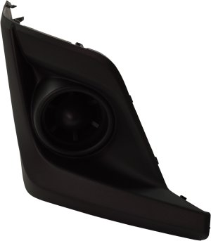 Fog Light Cover for Subaru Crosstrek 2018-2020 Right (Passenger), Texture Black, Excludes Hybrid Model, without Fog Light Holes, Replacement