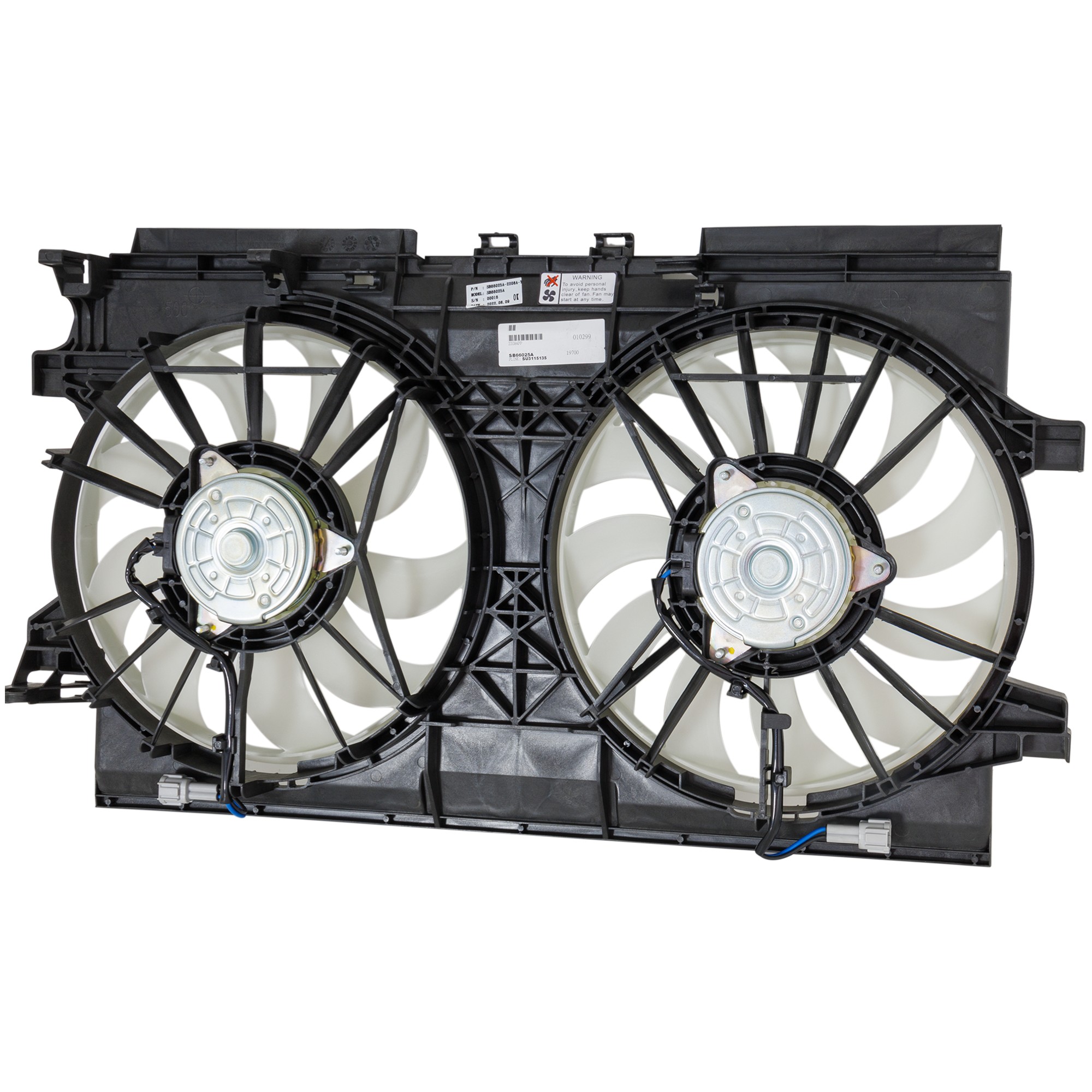 Radiator Fan Assembly for Subaru Impreza 2017-2022, Dual Fan Assembly, Replacement