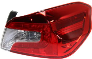 LED Tail Light for Subaru WRX/WRX STI 2015-2021, Right (Passenger) Side, Lens and Housing, Replacement