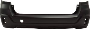 Rear Bumper Cover for 2018-2019 Outback, Primed (Ready to Paint), Without Object Sensor Holes, Replacement