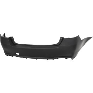 Rear Bumper Cover for Subaru Legacy 2018-2019, Upper Primed (Ready to Paint), Lower Textured without Object Sensor Hole, Replacement