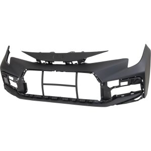 Front Bumper Cover for Toyota Corolla 2020-2022, Primed (Ready to Paint), Japan Built Vehicle, Specifically for SE/XSE Models, Sedan, without APEX Edition, Replacement