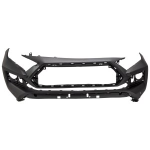 Front Bumper Cover for Toyota RAV4 2019-2023, Primed (Ready to Paint), Adventure/Trail/TRD Off-Road Models, with Parking Aid Sensor Holes, North America Built Vehicle, Replacement