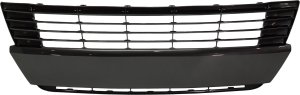 Front Bumper Grille for Toyota Corolla 2015-2016, LE/LE ECO Models, Painted Dark Gray, Replacement