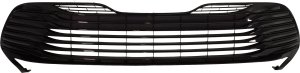 Front Bumper Grille for Toyota Camry 2018-2020, Painted Silver Black, Designed for L/LE Models, Built for North America, Replacement