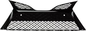 Front Bumper Grille for Toyota Camry 2018-2020 TRD/XSE Model, Painted Silver Black, with Parking Aid Sensor Holes, Replacement