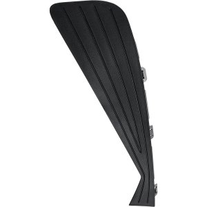 Front Bumper Molding for 2020-2022 Toyota C-HR, Left (Driver) Side, LE/XLE/XLE Premium Models, Textured Black Plastic, Hole Cover, Built in Japan, Replacement