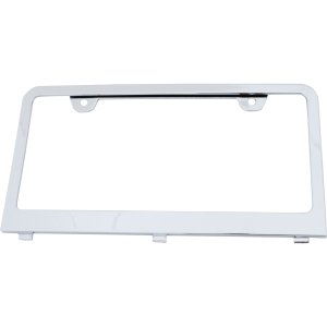 Front License Plate Bracket Frame for Tesla Model S (2016-2020), Black, From 4-16, Replacement