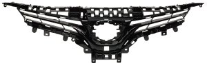 Painted Silver Grille for 2018-2020 Toyota Camry, with Camera Hole, Suitable for XLE and Hybrid XLE Models, Replacement