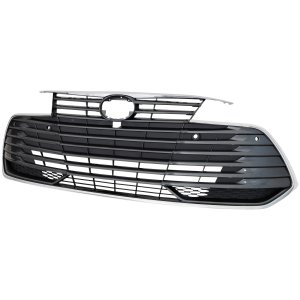 Grille for Toyota Avalon 2019-2022, Painted Silver Gray Shell and Insert with Around View Monitor, Compatible with Limited, XLE, Hybrid Models, Replacement