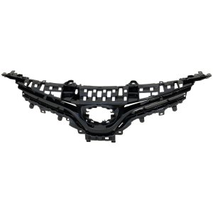 Grille for Toyota Camry 2018-2020, Textured Black Shell and Insert, XLE Model without Camera Hole, Replacement

