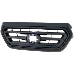 Upper Grille for 2018-2022 Tacoma SR Model, Primed (Ready to Paint) Black Shell and Insert with Front Emblem, Replacement