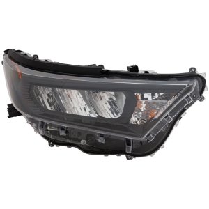 LED Headlight Assembly for Toyota RAV4 2022-2022, Right (Passenger) Side, Suitable for Hybrid Models, Replacement