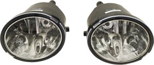 Fog Light Assembly for Toyota Tundra 2000-2006 / Sequoia 2001-2007, Right (Passenger) and Right (Passenger), with Plastic Bumper, Replacement
