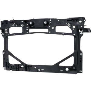 Radiator Support Assembly for Toyota Yaris 2020, Yaris iA 2016-2020, iA 2016, Textured Black, Plastic and Fiberglass, Suitable for Hatchback 2020, Sedan 2016-2020, Replacement