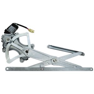 Front Window Regulator with Motor for Toyota 4Runner 2003-2009, Lexus GX 470 2003-2009, Toyota FJ Cruiser 2007-2014, Left (Driver) Side, Power, 2 Pins, Replacement