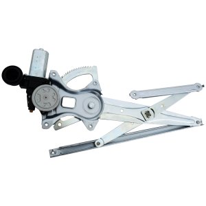 Front Window Regulator with Motor for Toyota Yaris Hatchback 2007-2011, Right (Passenger) Side, Power, 6 Pins, Replacement