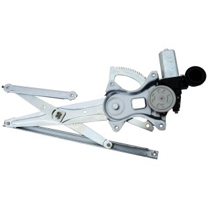 Power Front Window Regulator with Motor for Toyota Yaris Hatchback 2007-2011, Left (Driver), 6 Pins, Replacement