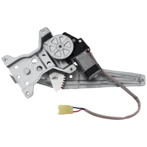 Power Rear Window Regulator for 2007-2012 Toyota Yaris Sedan, Left (Driver), with Motor, 2 Pins, Replacement