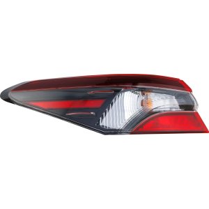 Outer Tail Light Assembly for Toyota Camry 2021-2024, Left (Driver), Halogen, Compatible with LE/SE/TRD/Hybrid LE/SE/(XSE with TRD Package) Models, North America Built Vehicle, Replacement