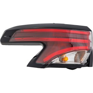 Outer Tail Light Assembly for Toyota Sienna 2021-2022, Halogen, Left (Driver), Compatible with LE/XLE Models, Replacement
