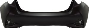 Rear Bumper Cover for Toyota Yaris Hatchback, Primed (Ready to Paint), Suitable for 2018-2019 Models, Replacement