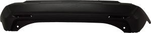 Textured Rear Bumper Cover for Toyota RAV4 2019-2023, Compatible with Hybrid LE, Hybrid XLE, LE, XLE, XLE Premium Models, Without Parking Aid Sensor Holes, for Japan/North America Built Vehicle, Replacement