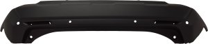 Rear Bumper Cover for Toyota RAV4 (2019-2023), Textured, Fits Hybrid LE, Hybrid XLE, LE, XLE, XLE Premium Models, With Parking Aid Sensor Holes, Japan/North America Built Vehicle, Replacement