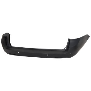 Rear Bumper Cover for Toyota Sienna 2018-2020, Primed (Ready to Paint), with Park Distance Sensor Holes, Excluding SE Model, Replacement