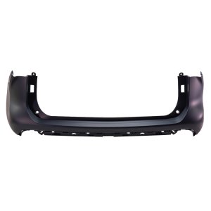 Upper Rear Bumper Cover for Toyota Highlander 2020-2023, Primed (Ready to Paint), Suitable for L, LE, XLE, Hybrid LE, Hybrid XLE, XSE Models, Replacement