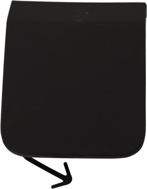 Rear Bumper Tow Hook Cover for Toyota Prius 2019-2022: Textured, Replacement
