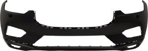 Front Bumper Cover for Volvo XC60 2018-2021, Primed (Ready to Paint), with Headlight Washer and Parking Assist System Holes, Suitable for T5/T6 Inscription, T5/T6 Momentum Models, Replacement