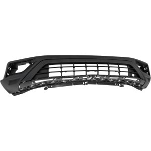 Front Bumper Cover for Atlas 2018-2020, Lower Position, without R-Line Package, with Block Heater Holes, without Parking Aid Sensor Holes, Replacement
