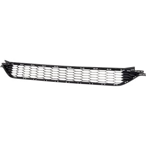 Front Bumper Grille for Volkswagen Jetta 2019-2021, Textured Black, Compatible with GLI Models, Replacement