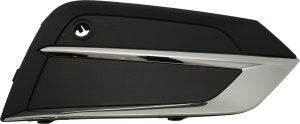 Front Bumper Grille for Volvo XC60 2018-2021, Right (Passenger) Side, Compatible with T5 Inscription/T6 Inscription Models, Replacement