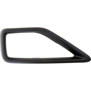 Front Bumper Molding Exhaust Bezel for TAOS 2022-2023, Right (Passenger), Textured Black, Replacement