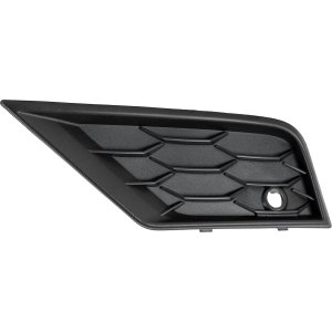 Front Bumper Molding for Volkswagen Tiguan 2018 - 2021, Standard Style, Right (Passenger) Side, with Park Distance Control Sensor Holes, Replacement