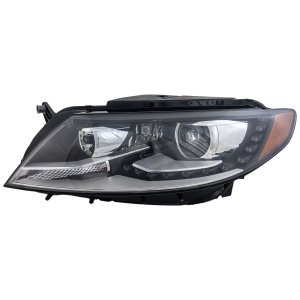 CC-13-17 Left (Driver) Headlight for Specific Vehicle, with Lens and Housing, Xenon Lighting, without HID Kit, with LED Daytime Running Light, Replacement