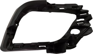 Front Fog Light Molding for Volkswagen Jetta 2016-2018, Right (Passenger), Textured Black, GLI/2018 Wolfsburg Edition Models, Replacement