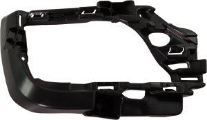Front Fog Light Molding for Volkswagen Jetta 2016-2018, Left (Driver), Textured Black, GLI/(2018 Wolfsburg Edition Models), Replacement