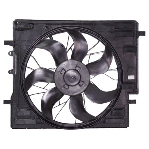 Radiator Fan Assembly for Volvo XC90 2016-2022, Single Fan with Brushless Motor, Fits 2.0L Turbo/Supercharged Engine, Replacement