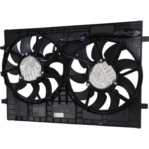 Radiator Fan Assembly for 2018-2023 Atlas and 2020-2023 Atlas Cross Sport with Trailer Hitch, Replacement