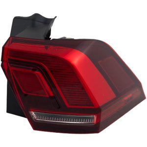 LED Tail Light Assembly for Volkswagen Tiguan 2018-2023, Tiguan Limited 2017-2018, Right (Passenger) Outer, Replacement