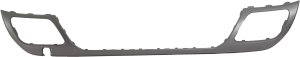 Rear Lower Valance for Atlas 2018-2020, Lower Center Cover, Painted-Silver, without R-line Package, Replacement