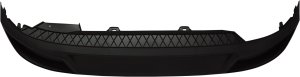 Rear Lower Valance Air Diffuser for 2019-2021 Jetta, Suitable for Execline with R-Line Package, Highline, R-Line, SEL Premium Models, Replacement