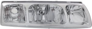 Headlight Assembly for Saturn VUE 2005-2005, Right (Passenger), Halogen, Chrome Interior, Replacement